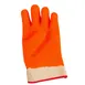 Carlisle FGI-OR Frozen Food Glove, One Size, PVC with Cotton Liner, Orange, 1 Pair 1 image