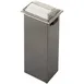 Carlisle H2001CLSS In-Counter Napkin Dispenser, One-At-A, 750 Napkins, 7"x5.5"x19.6", Stainless Finish 1 image