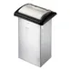 Carlisle H2005CLBK Napkin Dispenser, 7-1/5" x 8-4/5" x 20", 750+ Napkins, Steel Box, ABS Faceplate 1 image