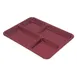 Carlisle KL44485 Omni-Directional School Compartment Tray 1 image