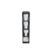 Carlisle L2203 Lid/Straw Tower, 5-1/2"L x13"W x24-1/2"H, Black PS, 3 Lid & 1 Straw Compartments 1 image