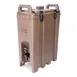Carlisle LD500N01 Beverage Server, 5‑Gallon Insulated Polyethylene, Brown, NSF, Drip‑less Faucet 1 image