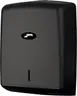 Carlisle T1600MBK Valor Towel Dispenser, 10.83"W x 5.12"D x 14.37"H, Manual, 600 Z-Fold, Plastic Black 1 image