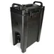 Carlisle XT500003 Cateraide 5‑Gallon Insulated Beverage Server, Black Polyethylene, Sure‑Latch, NSF 1 image