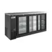 Coldline CBB-72G-SL 72" Bar Cooler, 19.6 Cu Ft, Black, Sliding Glass, Shelves, Temp Control, R290 2 image