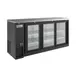 Coldline CBB-72G-SL 72" Bar Cooler, 19.6 Cu Ft, Black, Sliding Glass, Shelves, Temp Control, R290 1 image