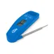 CDN DT572-B Folding Thermometer, -58 to +572°F, 1.7 mm Tip, 3‑3/8" Stem, Blue ABS, NSF Certified 1 image