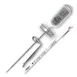 CDN DTW450L Waterproof Thermometer, 8" Stem, -40 to +450°F, 1"W x 1/2"H Display, ABS&304 Stainless 1 image