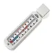 CDN EFG120 Refrigerator/Freezer Thermometer, -40 To +120°F, 1/2"W x 2-1/4"H, ABS Plastic, NSF 1 image