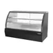 Beverage Air CDR6HC-1-B-D 73 11/16" Curved Glass Black Dry Bakery Display Case, 21 cu. ft. 2 image