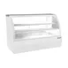 Beverage Air CDR6HC-1-W 73" Curved Glass White Refrigerated Deli Display Case 1 image