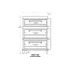 Peerless CE52/41BESC 56" Electric Bake & Roast Oven, Triple Deck 1 image