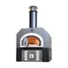 Chicago Brick Oven CBO-O-CT-750-HYB-SKT-NG Hybrid Wood / Gas Fired Outdoor Pizza Oven 3 image