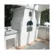 Chicago Brick Oven CBO-O-KIT-750-HYB-LP Wood & Gas Fired / Outdoor Pizza Oven Kit 4 image
