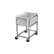 Channel 600 Aluminum 1-Lug Jumbo / Poly Cart - 19" x 31" x 30" 1 image