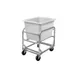 Channel 8ABC Aluminum 8-Bushel Bulk Poly Cart - 21.75" x 41" x 36" 1 image