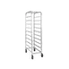 Channel AXD518P3 End Load Heavy-Duty Aluminum Platter Rack w/ 6 Shelf Capaciy 1 image