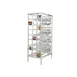 Channel CSR-156 82"H Stationary First In, First Out Aluminum Can Rack, Holds (156) #10 Cans  1 image