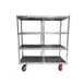 Channel FTDR-4 Mobile Tray Drying Rack, Heavy-Duty Aluminum, 63"W x 30"D x 60"H 1 image