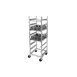Channel GRR-8 Aluminum Dishwasher Rack, 8-Rack Capacity, 24x22x70, Silver, NSF Certified 1 image