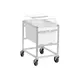Channel PBA001 Assembled End Load Aluminum Spice / Food Box Rack w/ 1 Poly Box 1 image