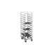 Channel T447A6 End Load Aluminum Trapezoidal Cafeteria Tray Rack - (20) 15" x 20" Trays 1 image