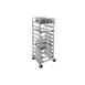 Channel UR-10 10 Pan Mobile All-Welded Aluminum Universal Rack - 6" Angle Spacing 1 image