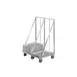 Channel XBPT-1 Heavy Duty Aluminum Bun Pan Dolly Truck, 100 Pan Capacity, 21.25W x 26.5D x 55H, 5 Swivel Casters 1 image