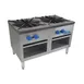 Comstock-Castle CSP36 36" Gas Stock Pot Range w/ (2) Three Ring Burners, Side to Side Design, Manual Control, 220.000 BTU 1 image