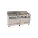 Comstock-Castle F3226-12 60" Gas Restaurant Range w/ (8) Open Burners, 12" Griddle, (2) Standard Ovens, 300.000 BTU  1 image