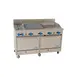 Comstock-Castle F3226-2RB-24B 60" Gas Restaurant Range w/ (2) Open Burners, (1) 24" Griddle, (1) 24" Charbroiler, (2) Standard Ovens, 222.000 BTU  1 image