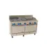 Comstock-Castle F33018-24-1RB 60" Gas Restaurant Range w/ (4) Open Burners, (1) 24" Griddle, (1) 12" Charbroiler, (1) Standard Oven, (1) Space Saver Oven, 240.000 BTU  1 image
