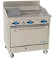 Comstock-Castle F330-24-1RB 36" Gas Restaurant Range w/ (1) 24" Griddle, (1) 12" Charbroiler, (1) Standard Oven, 108.000 BTU 1 image