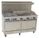 Comstock-Castle F33018-36 60" Gas Restaurant Range w/ (4) Open Burners, (1) 36" Griddle, (1) Standard Wide Oven, (1) Space Saver Oven, 234.000 BTU 1 image