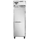 Continental Refrigerator 1FNPT 26" 1-Section Pass-Thru Freezer, 2-Solid Doors, Top Mounted, 21 cu. ft., Stainless Steel Front 1 image