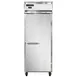 Continental Refrigerator 1FENSAPT 28" One Section Pass-Thru Freezer w/ 2 Solid Doors, Stainless Steel Exterior, 22 cu. ft. 1 image