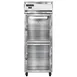 Continental Refrigerator 1FENGDHD 28" 2-Glass Door Reach-In Freezer, Top Mounted, 21 cu. ft., Stainless Steel Front, Aluminum Interior 1 image