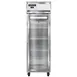 Continental Refrigerator 1FSNSSGD 26" 1-Section Glass Door Reach-In Freezer, Top Mounted, 16 cu. ft., Stainless Steel 1 image
