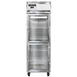 Continental Refrigerator 1FSNSSGDHD 26" One Section Reach-In Freezer w/ 2 Half Glass Doors, All Stainless Steel, 16 cu. ft. 1 image