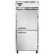 Continental Refrigerator 1FXNPTHD 36" 4-Half Solid Door Pass-Thru Freezer, Top Mounted, 30 cu. ft., Stainless Steel Front 1 image