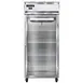 Continental Refrigerator 1FXNGD 36" 1-Glass Door Reach-In Freezer, Top Mounted, 30 cu. ft., Stainless Steel Front 1 image