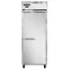 Continental Refrigerator 1RENPT 29" 1-Section Pass-Thru Refrigerator w/ 2 Solid Doors, Stainless Steel Front Aluminum Ends, 22 cu ft 1 image