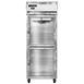 Continental 1RENSSGDHD 28.5" 1-Section Reach-In Refrigerator w/ 2 Half Glass Doors, All Stainless Steel, 21 cu. ft. 1 image