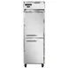Continental Refrigerator 1RNHD 26" One Section Reach-In Refrigerator w/ 2 Half Solid Doors, Stainless Steel Front Aluminum Exterior, 20 cu. ft. 1 image