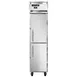 Continental 1RSENSSHD 18" 1-Section Reach-In Refrigerator w/ 2 Half Solid Doors, All Stainless Steel, 15 cu. ft. 1 image