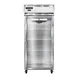 Continental 1RXSNSSGD 36" 1-Section Reach-In Refrigerator w/ Glass Door, All Stainless Steel, 26 cu. ft. 1 image
