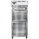 Continental 1RXSNSSGDHD 36" 1-Section Reach-In Refrigerator w/ 2 Half Glass Doors, All Stainless Steel, 26 cu. ft. 1 image