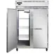 Continental Refrigerator 2FNSAPT 52" 2-Section Pass-Thru Freezer, 4 Solid Doors, Top Mounted, 48 cu. ft., Stainless Steel 1 image