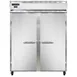 Continental Refrigerator 2FENSSPT 57" 4-Solid Door Pass-Thru Freezer, Top Mounted, 50 cu. ft., Stainless Steel 1 image