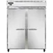 Continental Refrigerator 2FENSS 57" 2-Solid Door Reach-In Freezer, Top Mounted, Stainless Steel, 50 cu. ft. 1 image